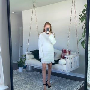 White long sleeve dress
